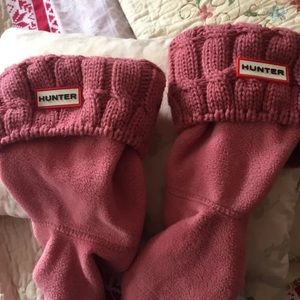 HUNTER boot socks for short boots size L